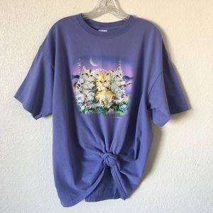 ☂️Cute kittens cotton novelty Tee